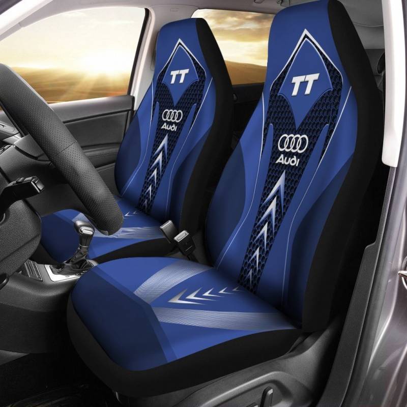 Audi TT LPH Car Seat Cover (Set of 2) Ver 1 (Blue)