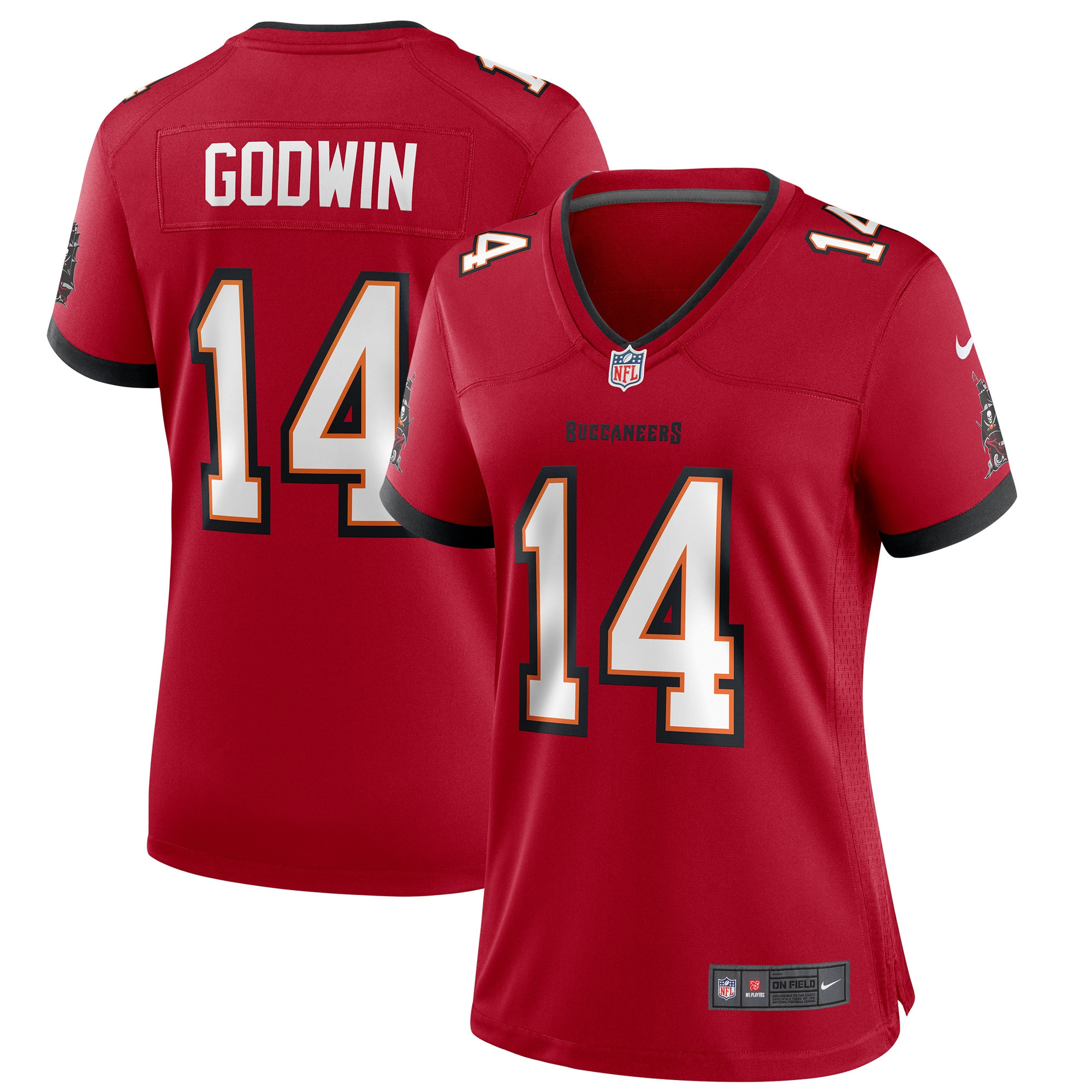 Chris Godwin Tampa Bay Buccaneers Womens Game Player Jersey Red NFL