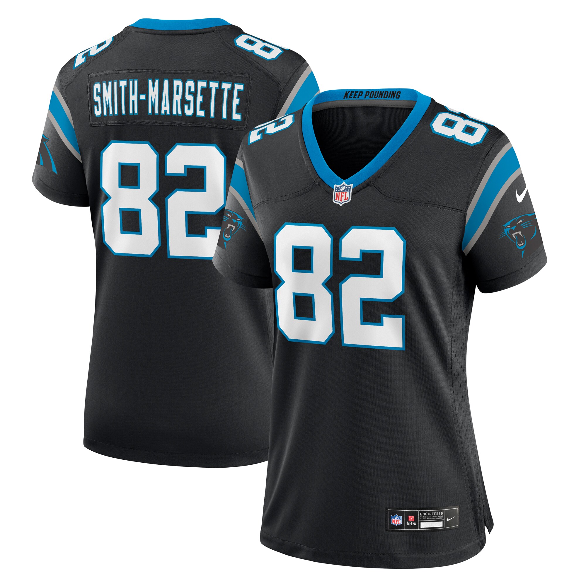 Ihmir Smith-Marsette Carolina Panthers Women's Team Game Jersey – Black