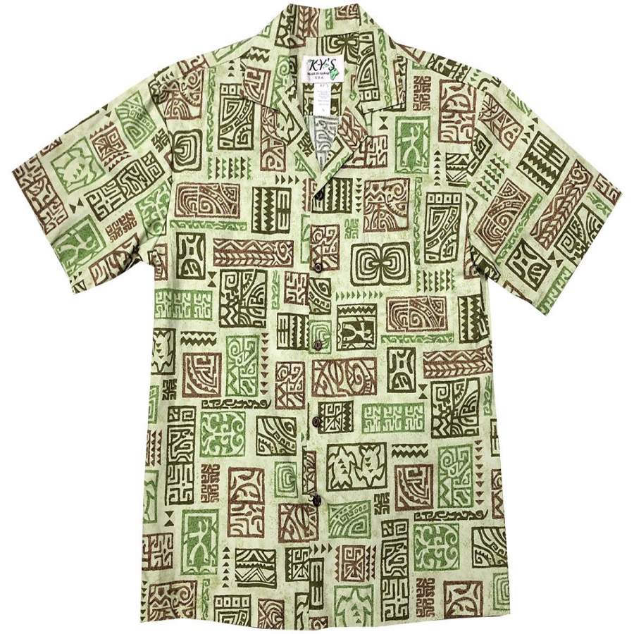 Ancient Stories Green Hawaii Shirt Ha7025