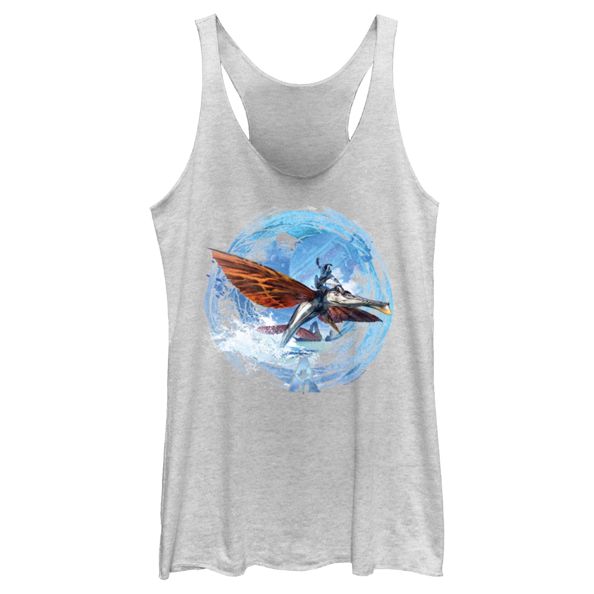 Women’S Avatar: The Way Of Water Tulkun Water Logo Racerback Tank Top