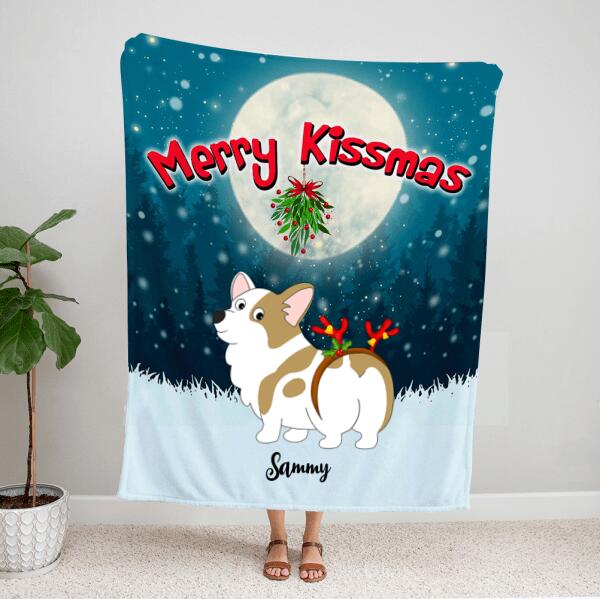 Personalized Dog With Blanket – Great Christmas Gifts For Dog Lovers – Up To 4 Dogs