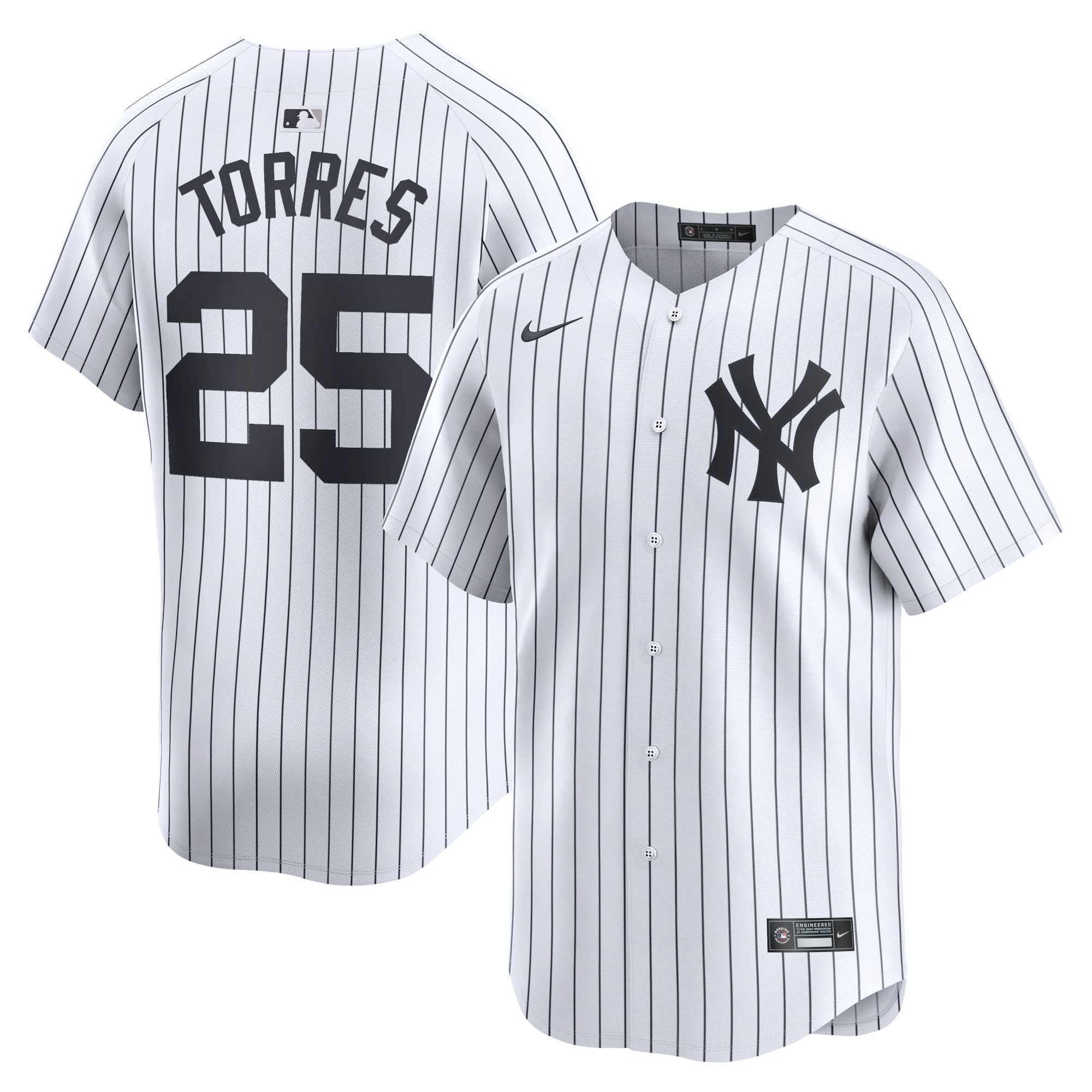 Gleyber Torres New York Yankees Home Limited Player Jersey – White