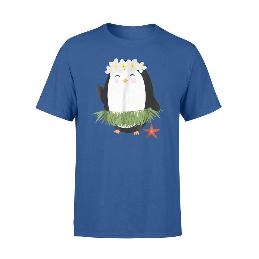 Hawaiian Hula Penguin Luau T-Shirt