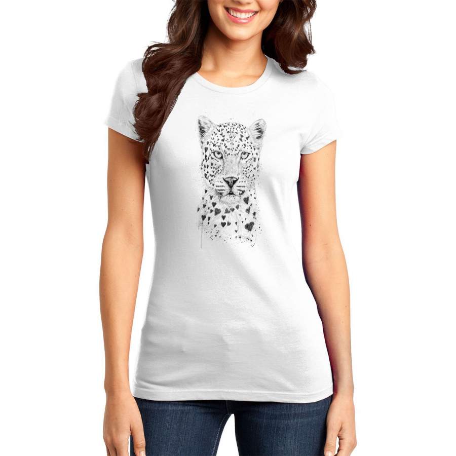 Lovely Leopard – Women’s Fitted T-Shirt