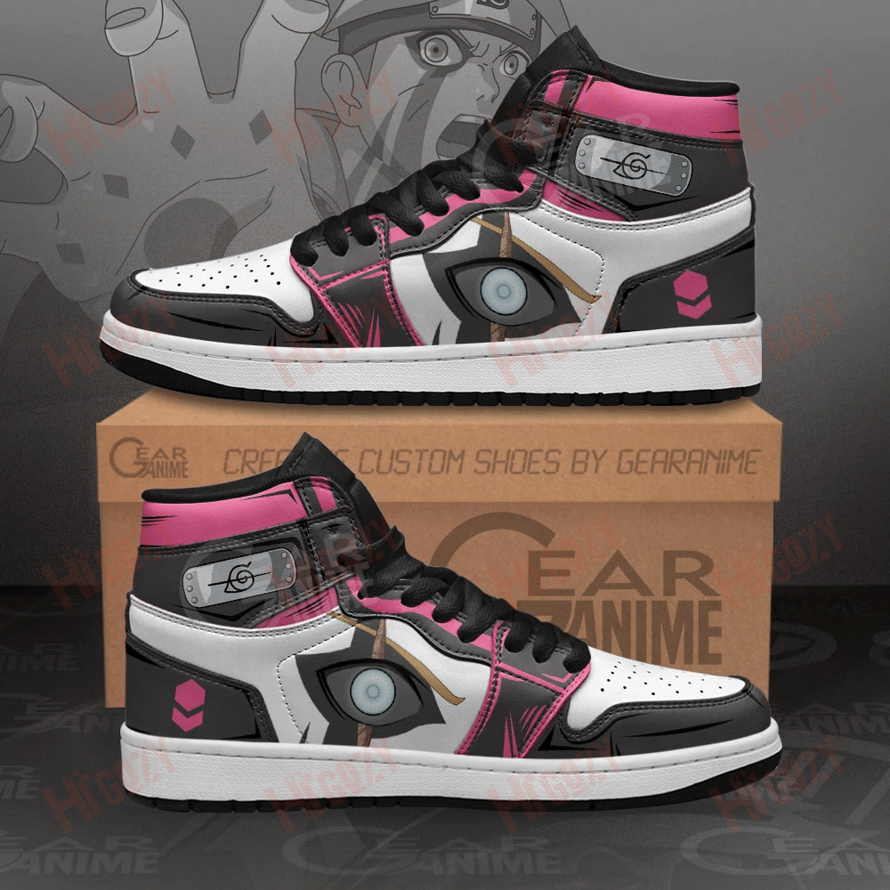 Boruto Jougan Eyes Sneakers Custom Boruto Anime Shoes