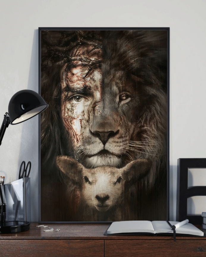 The Lion Of Judah And The Lamb Jesus Poster