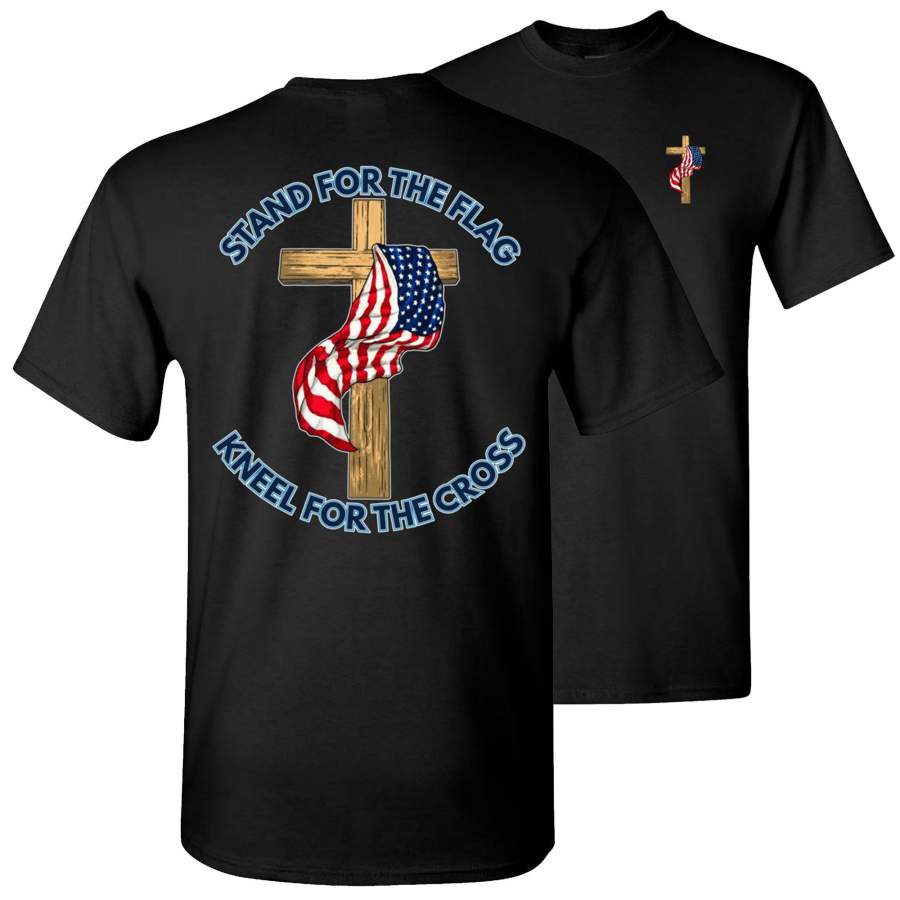 Stand For The Flag Kneel For The Cross Shirt