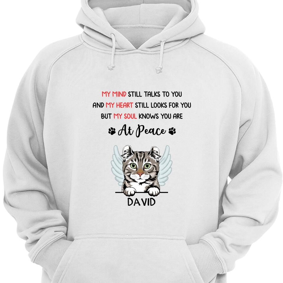 Personalized My Mind My Heart My Soul Cat, Customized Hoodie Memmorial Gift For Cat – Trending Personalized