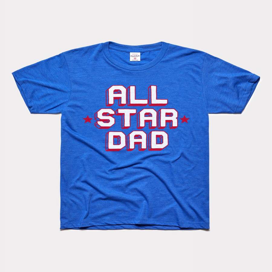 All-Star Dad Vintage Blue T-Shirt