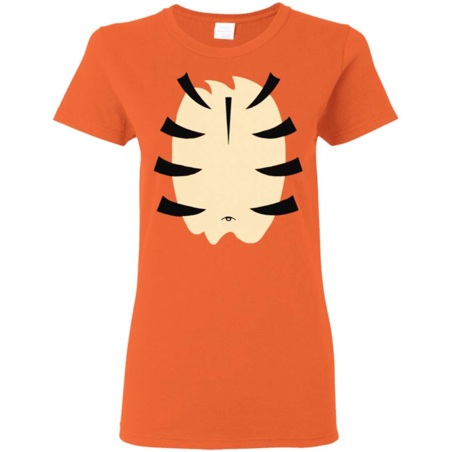 AGR Tiger Halloween Costume T-Shirt Ladies Women