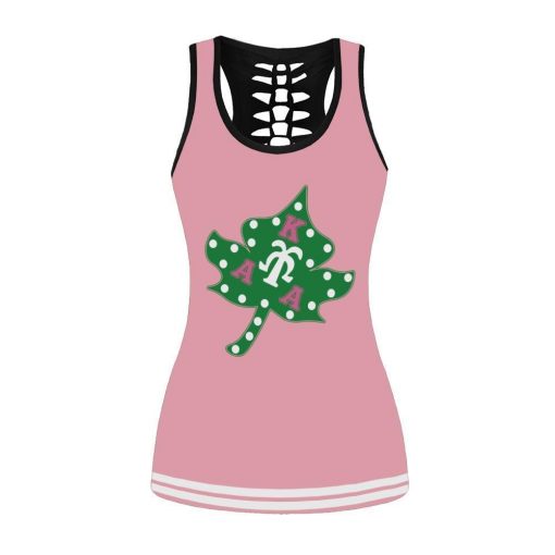 Alpha Kappa Alpha Logo Tank-Top And Legging 3D All Over Print