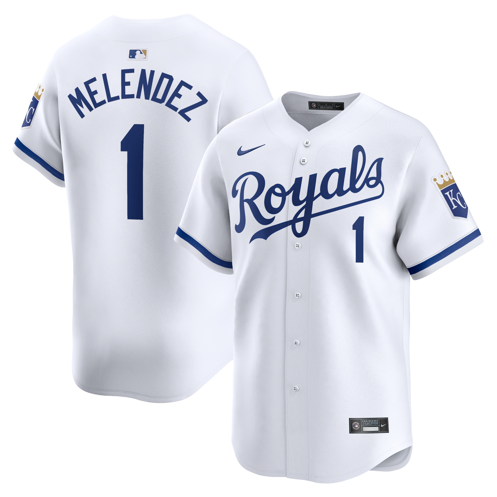 MJ Melendez Kansas City Royals Home Limited Player Jersey – White