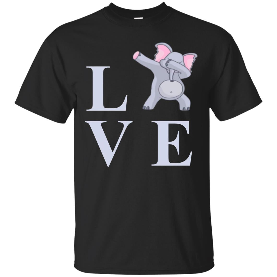 Love Dabbing Gray Elephant Print Shirt Animal Lover Gift