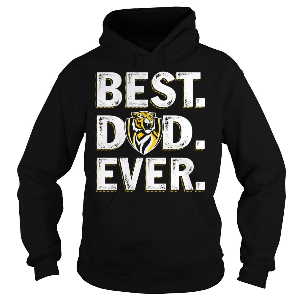 Best Dad Ever Funny Richmond Tigers Football Fans Daddy Fathers Shirts