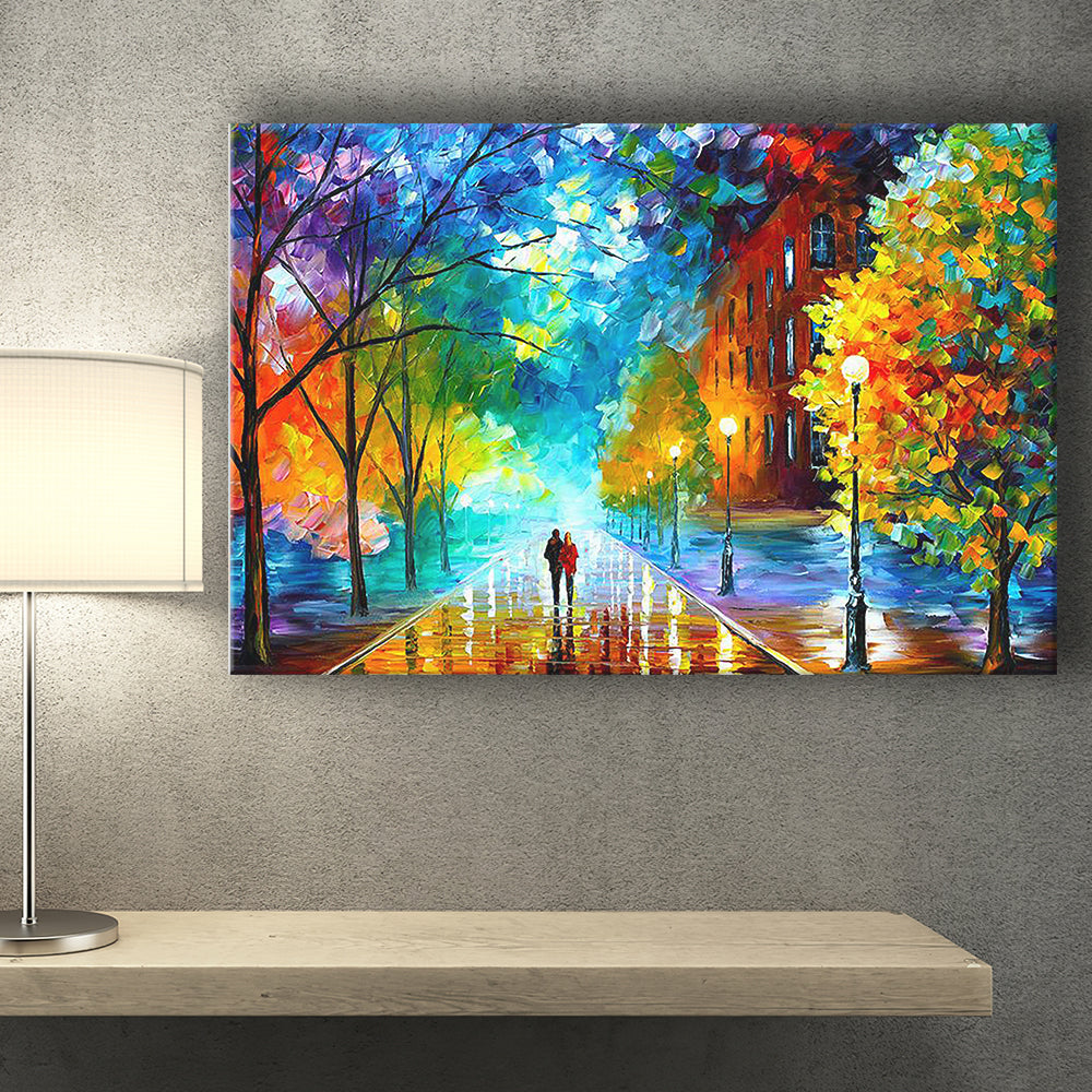 Abstract Freshness Of Cold Canvas Print – Canvas Painting, Canvas Art, Wall Art, Wall Decor