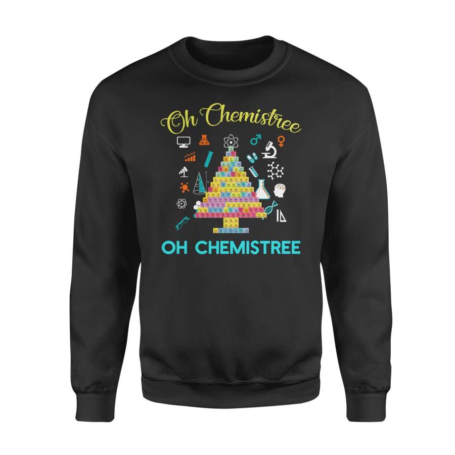 Oh Chemistree Colorful Periodic Table Elements Chemistry Sweatshirt