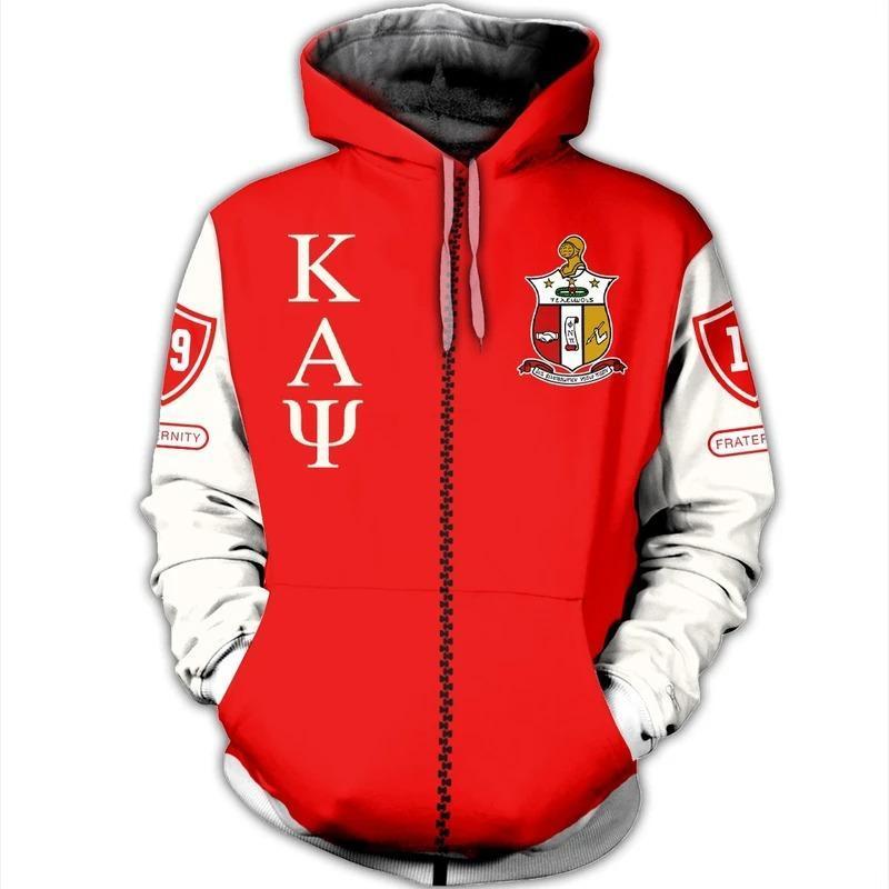 Greek Life Hoodie – Royal Kappa Alpha Psi Zip Hoodie