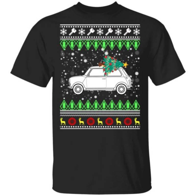 Austin Mini Classic Car Ugly Christmas Sweatshirt Ls Hoodie