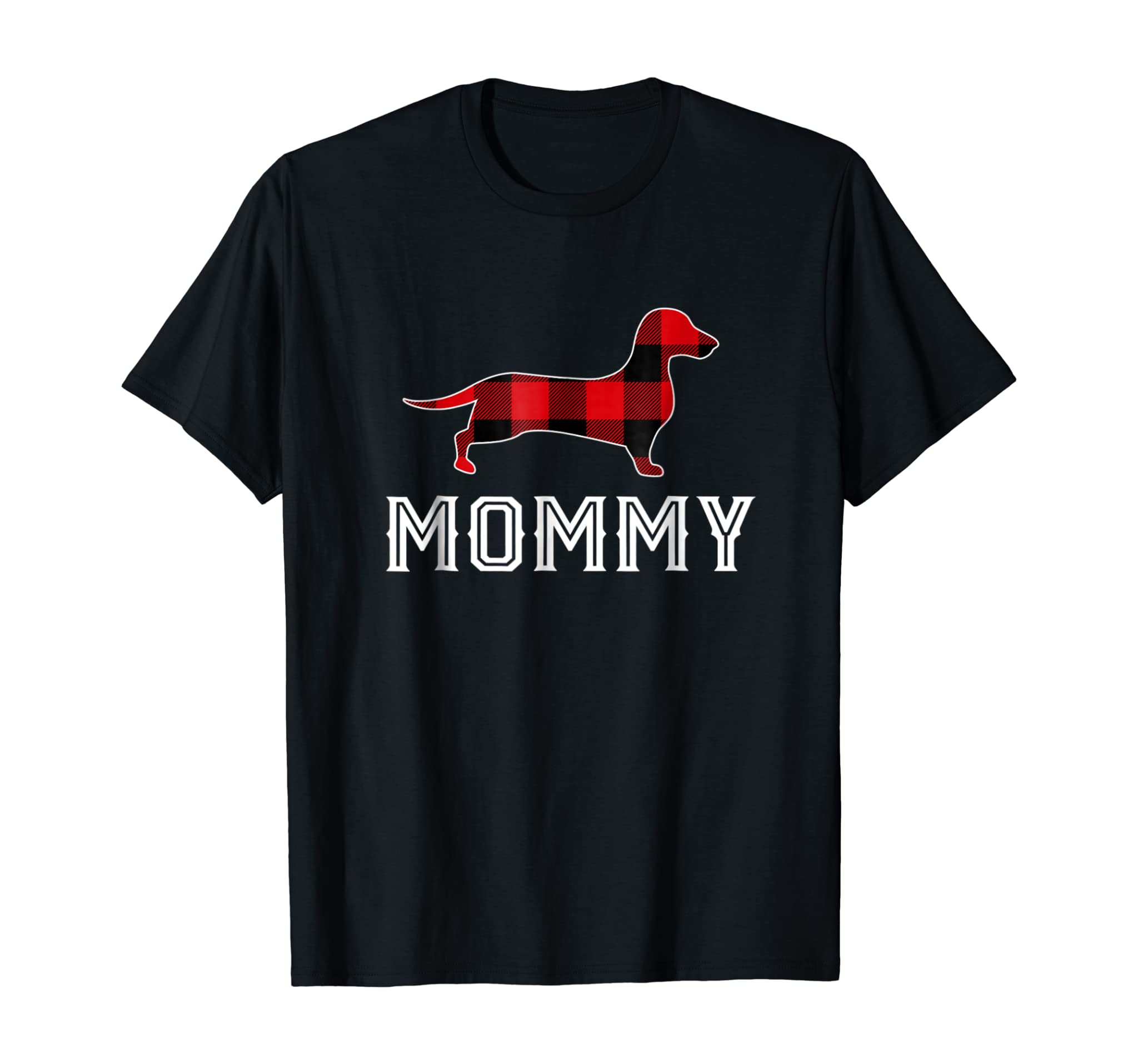 Mommy Dachshund Dog Matching Family Pajama Shirt