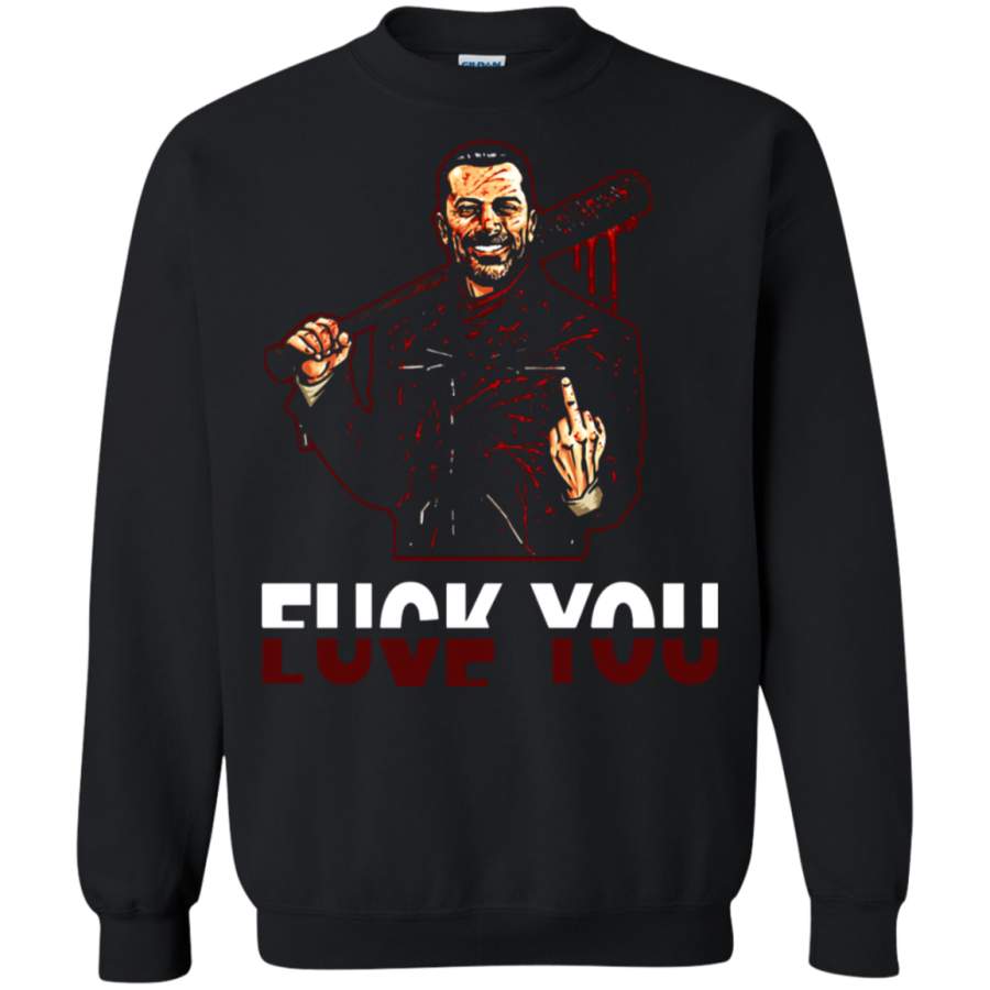 AGR Negan Fuck You Love You The Walking Dead Sweatshirt