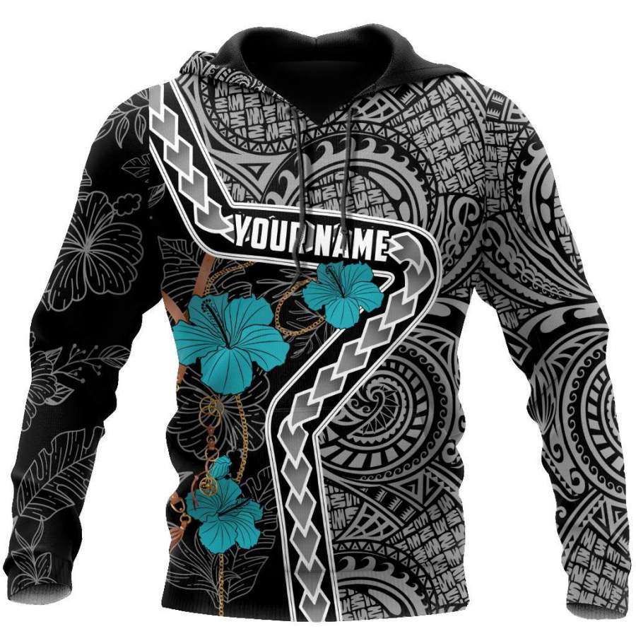 Amazing Polynesian Green Tattoo II Customize 3D All Over Printed Shirts For Men And Women