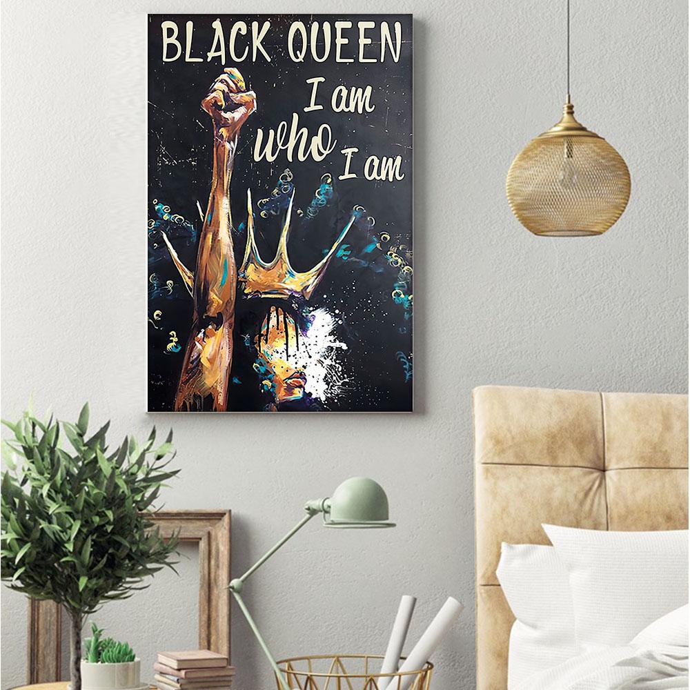 West Africa Best Canvas Prints Beautiful African American Black Art Poster Art Print Afro Queen Afro Man Alluring Wall Of Art