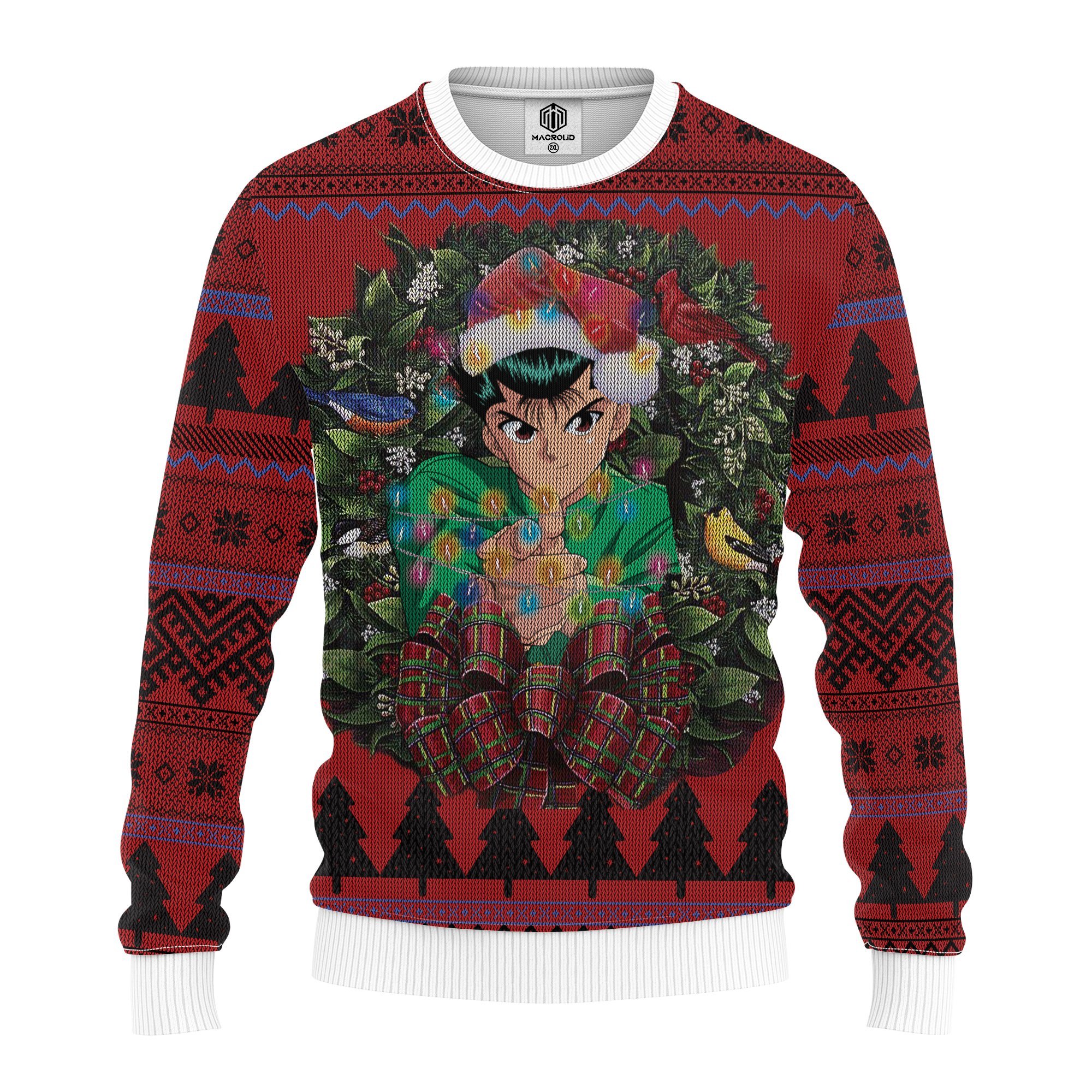 Yusuke Urameshi YuYu Hakusho Mc Ugly Christmas Sweater – thanksgiving gift