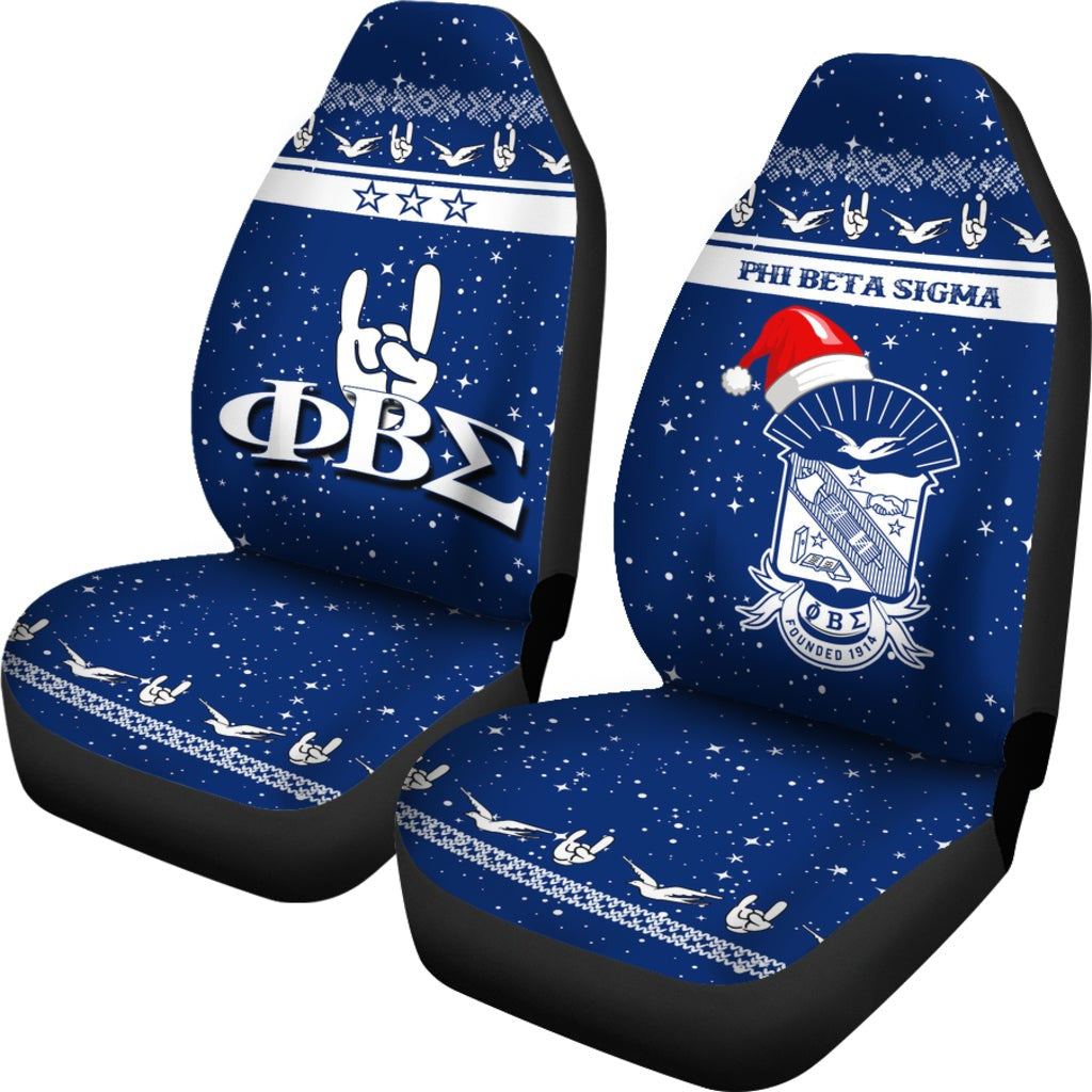 Fraternity Car Seat Cover – Phi Beta Sigma Car Seat Cover Christmas (Set Of 2)