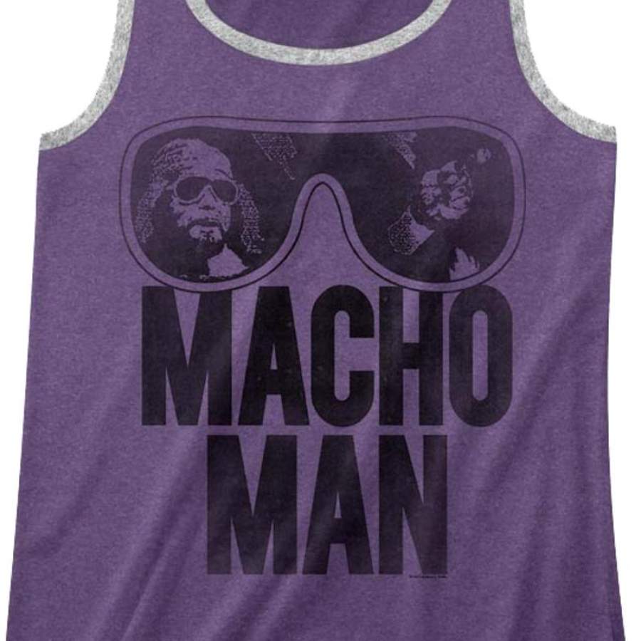 Purple Macho Man Randy Savage Tank Top