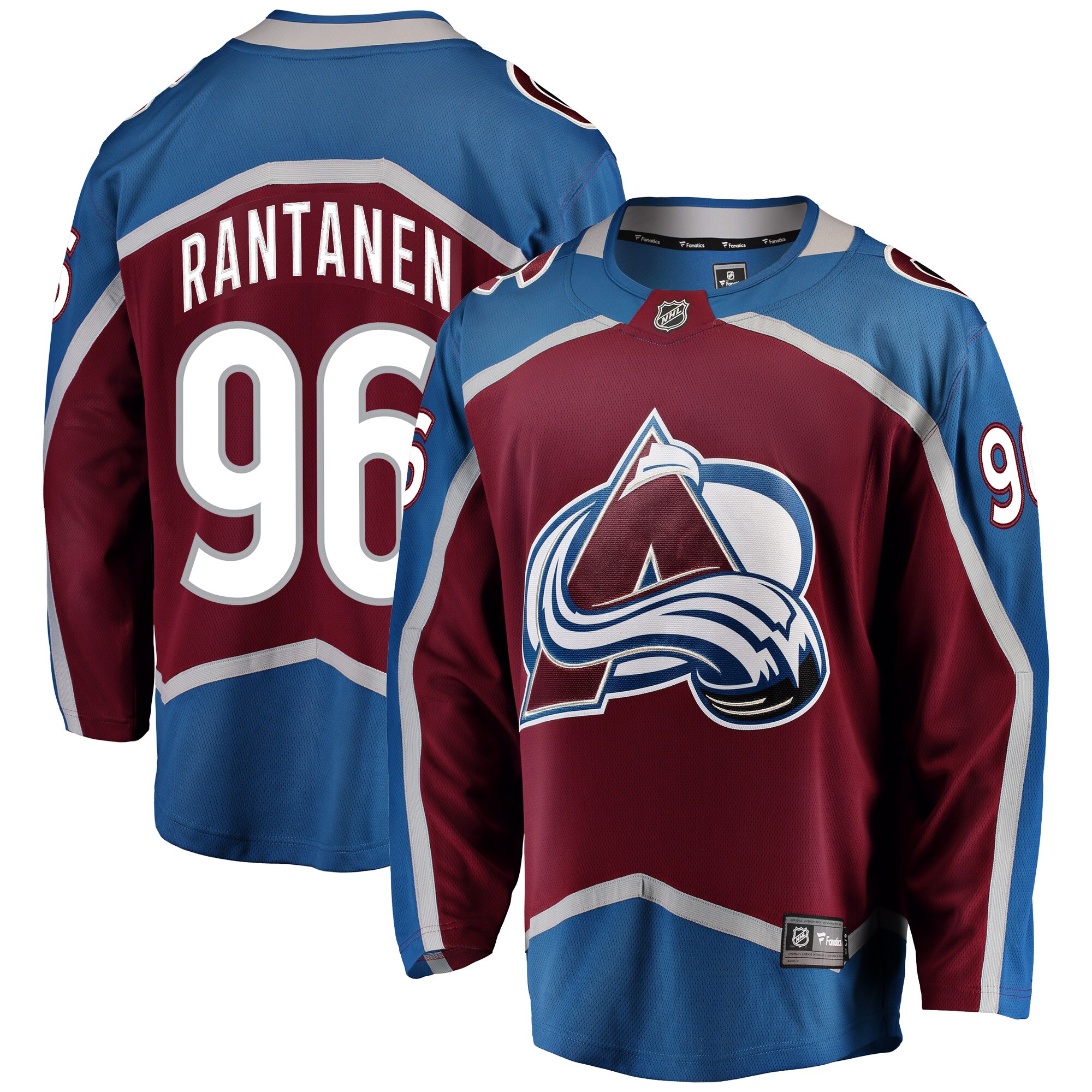 Mikko Rantanen Colorado Avalanche Branded Breakaway Player Jersey – Burgundy