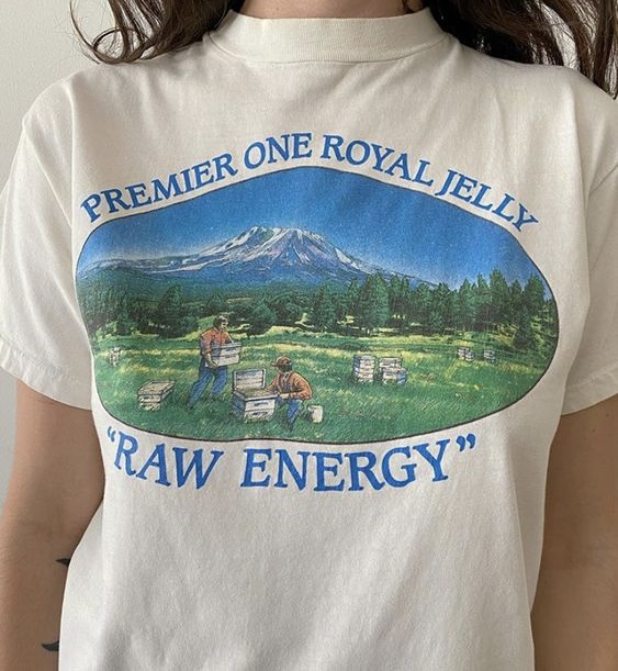 Premier One Royal Jelly  Raw Energy  T Shirt Outfit