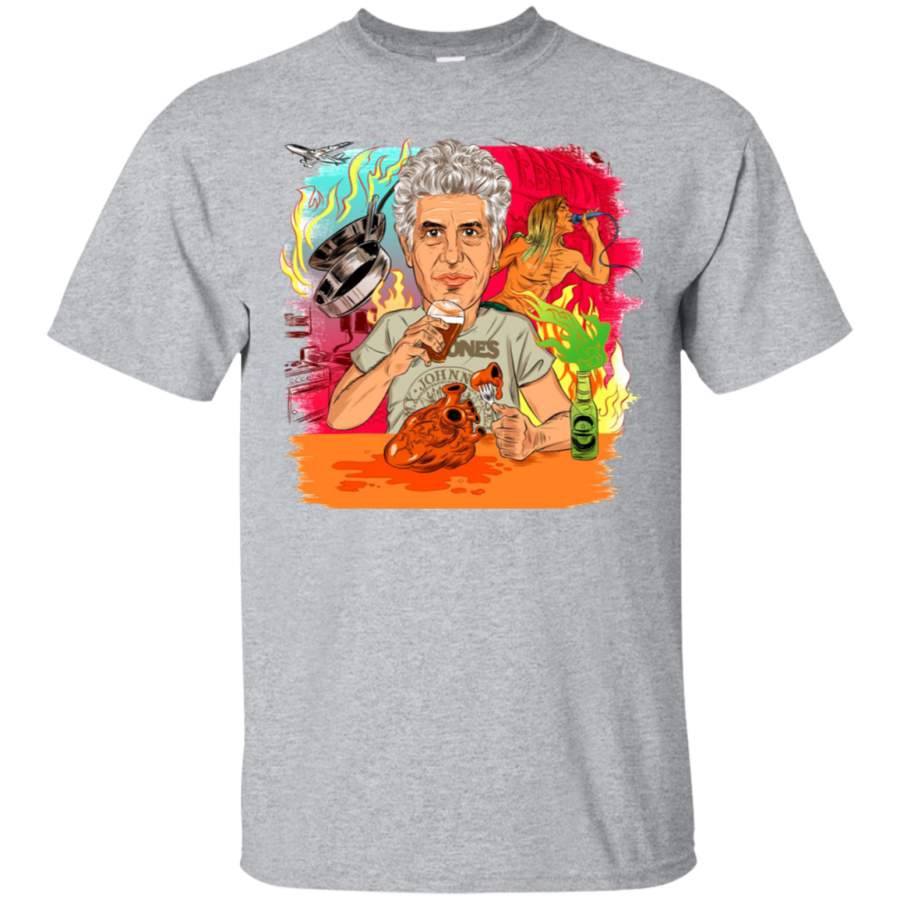 AGR Anthony Bourdain Mens Cotton T-Shirt