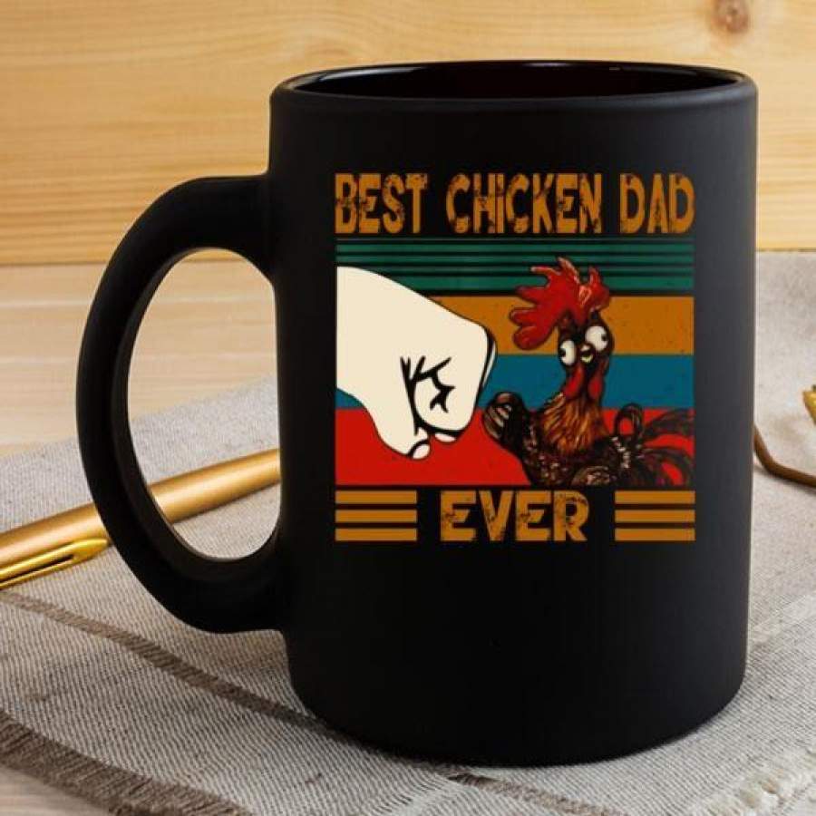 Best Chicken Dad Ever Vintage costume gift 11 oz Mug