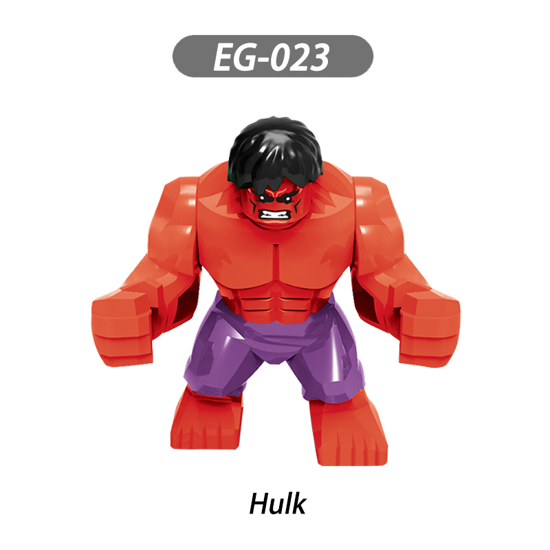 1pcs Movie Series Hulk Big Size Action Figures Mini Bricks Doll Assemble Building Blocks DIY Toys for Children gifts alx