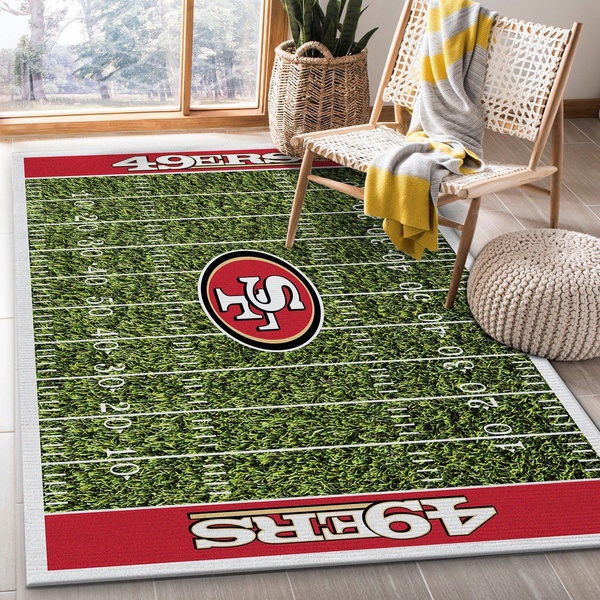 San Francisco 49Ers Rug All Over Print Logo Custom Area Rug Carpet Full Sizes Rug 886