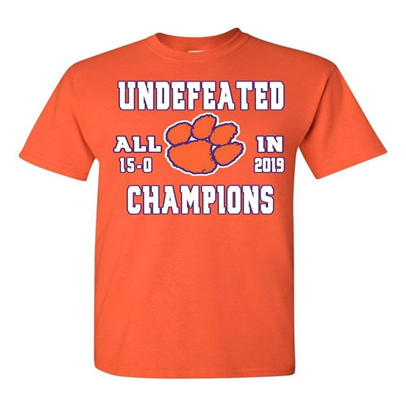 Tigers 2019 National Champions Undefeated T Shirt