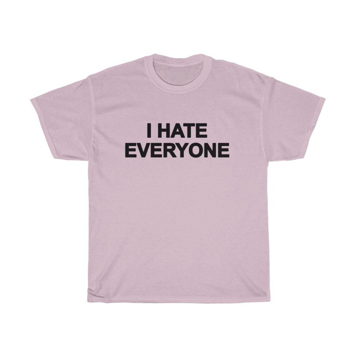 Sugarbaby I Hate Everyone T-Shirt Short Sleeve moletom do tumblr T shirt Fashion Casual Tops Tee High quality Drop ship alx