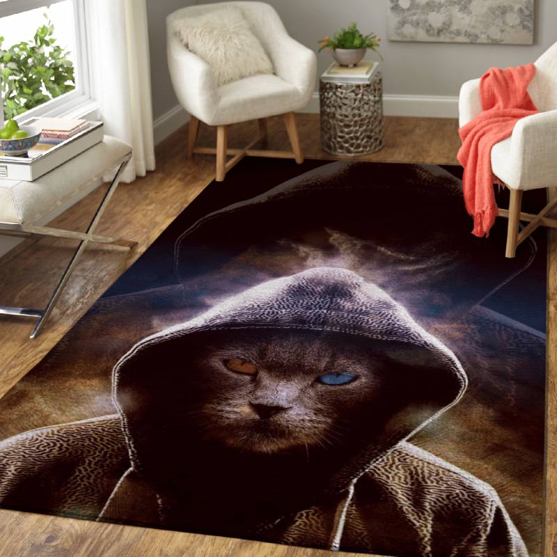 vicious cat – Animals Area Rug Carpet