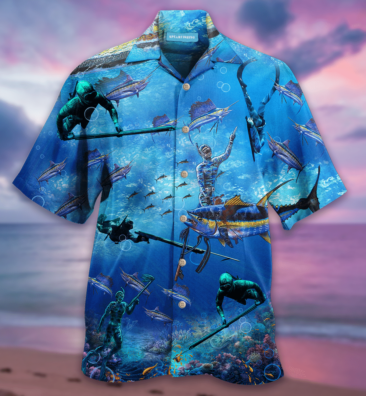 Spearfishing Hawaii Shirt Ha50618