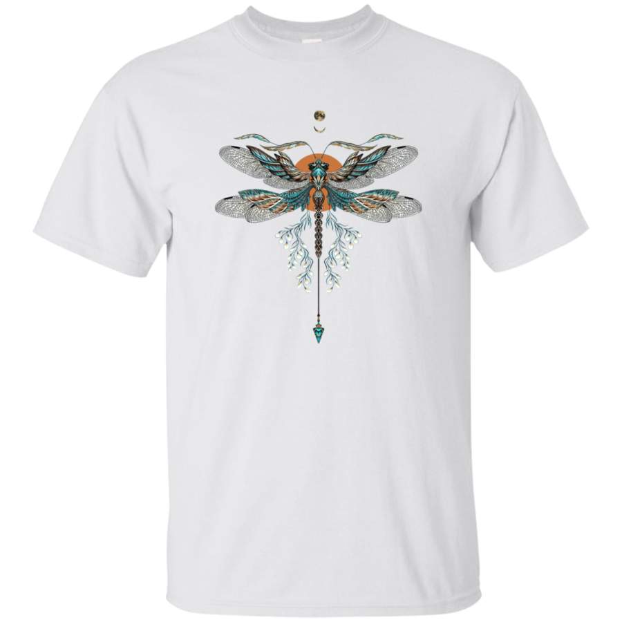 AGR Dragon Fly Tattoo Mens Cotton T-Shirt