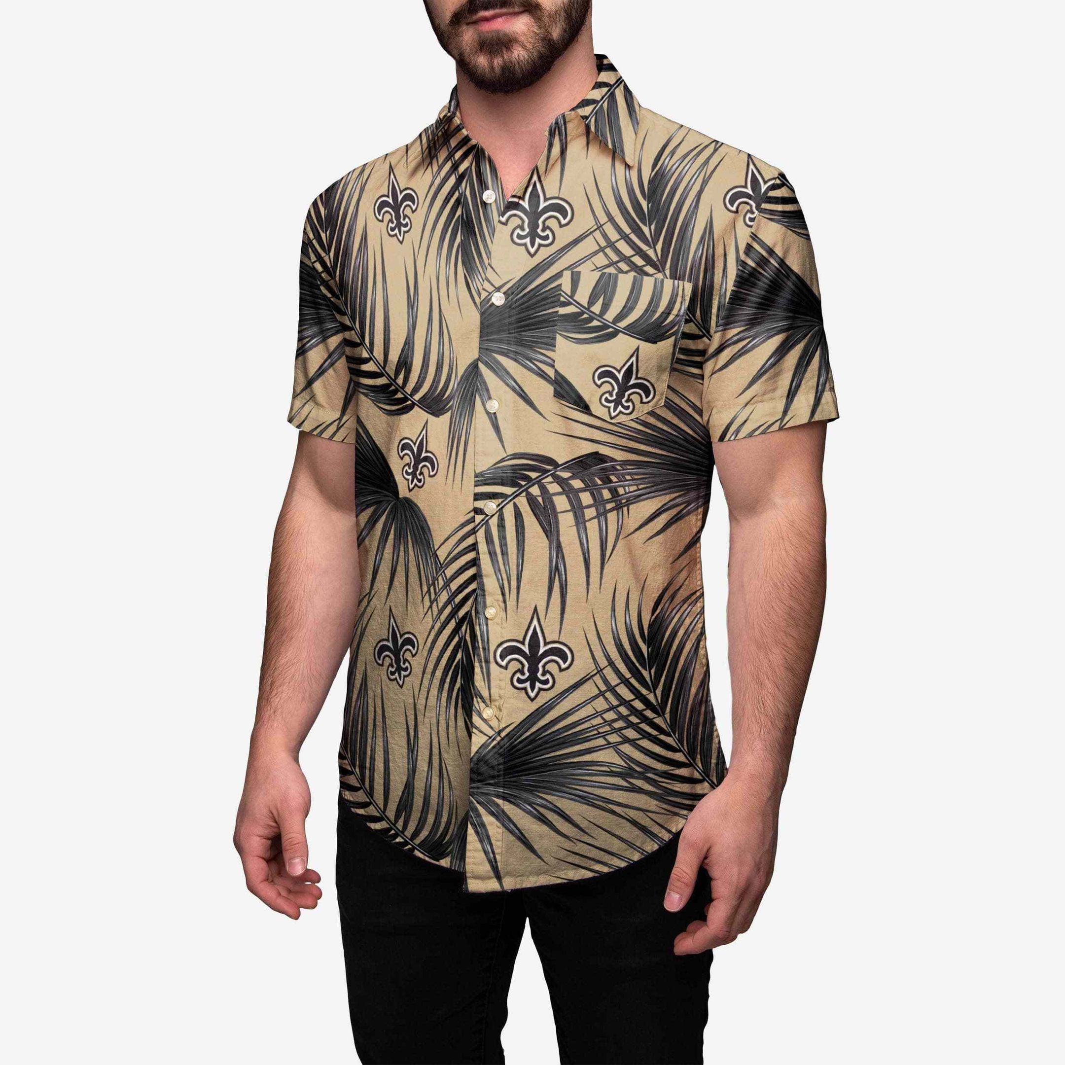 New Orleans Saints Hawaiian Aloha Shirts Button Up Shirt