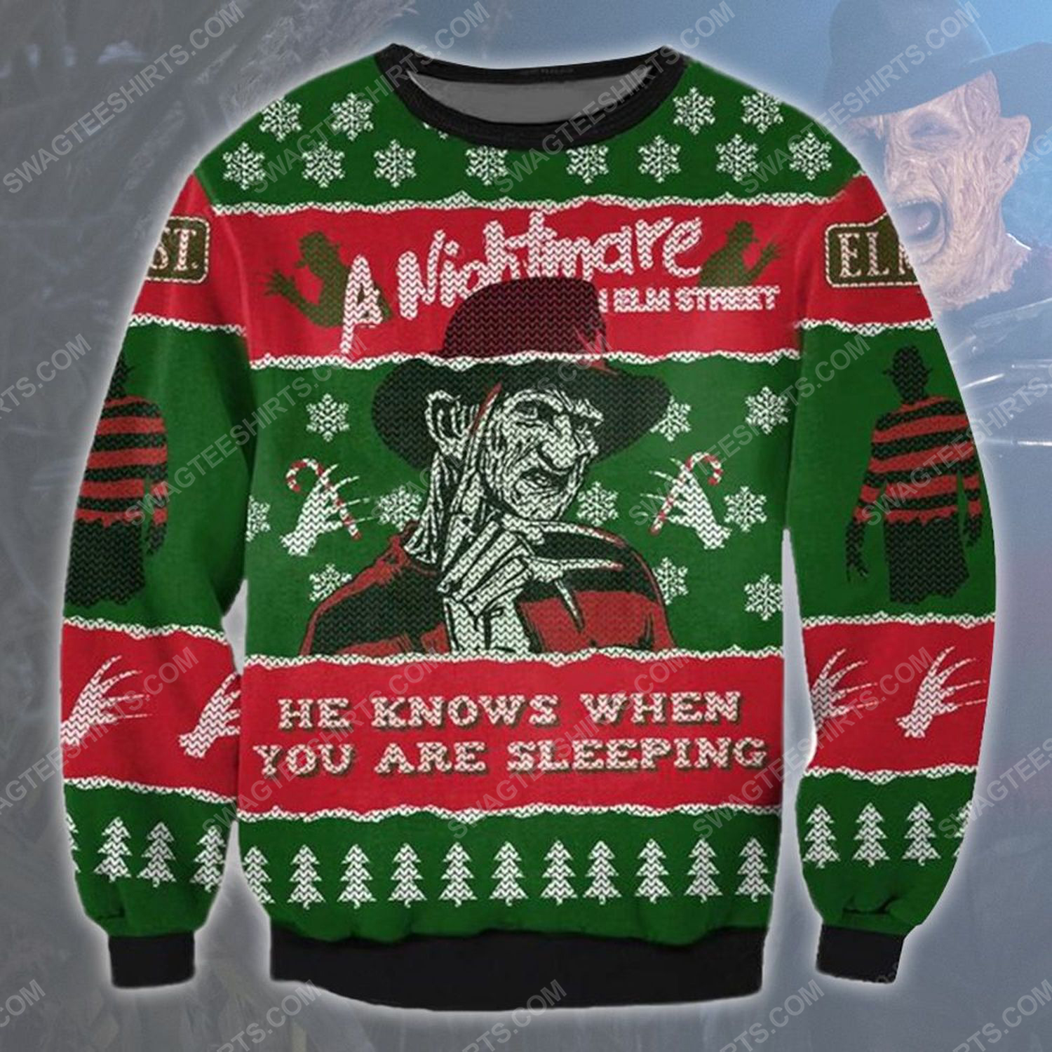 [Special Edition] A Nightmare On Elm Street ​Ugly Christmas Sweater – Maria