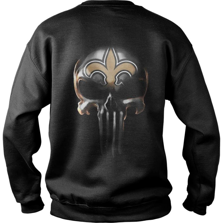 The Punisher New Orleans Saints Sweatshirt – 2019