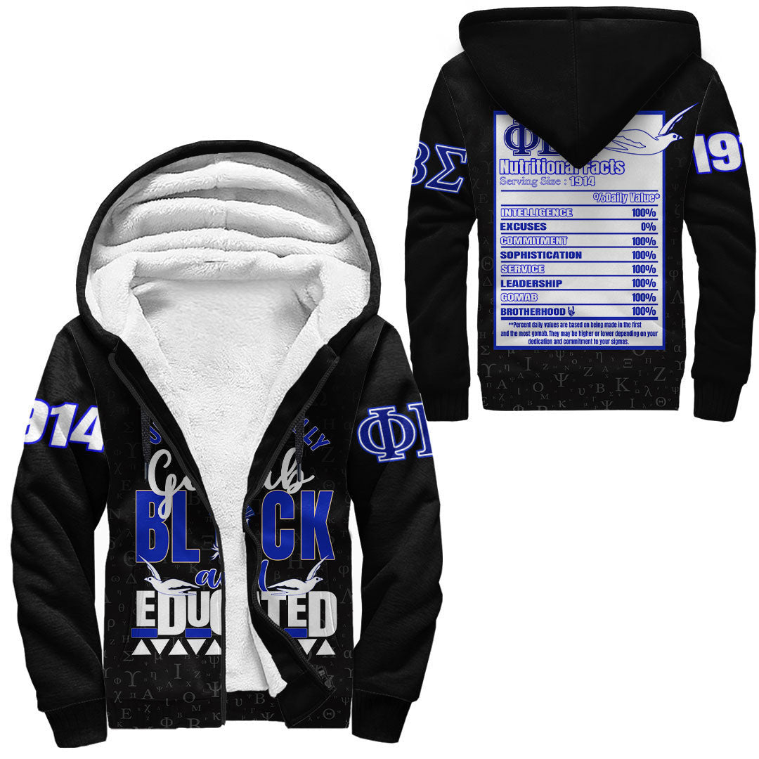 Fraternity Hoodie – Phi Beta Sigma Sherpa Hoodie