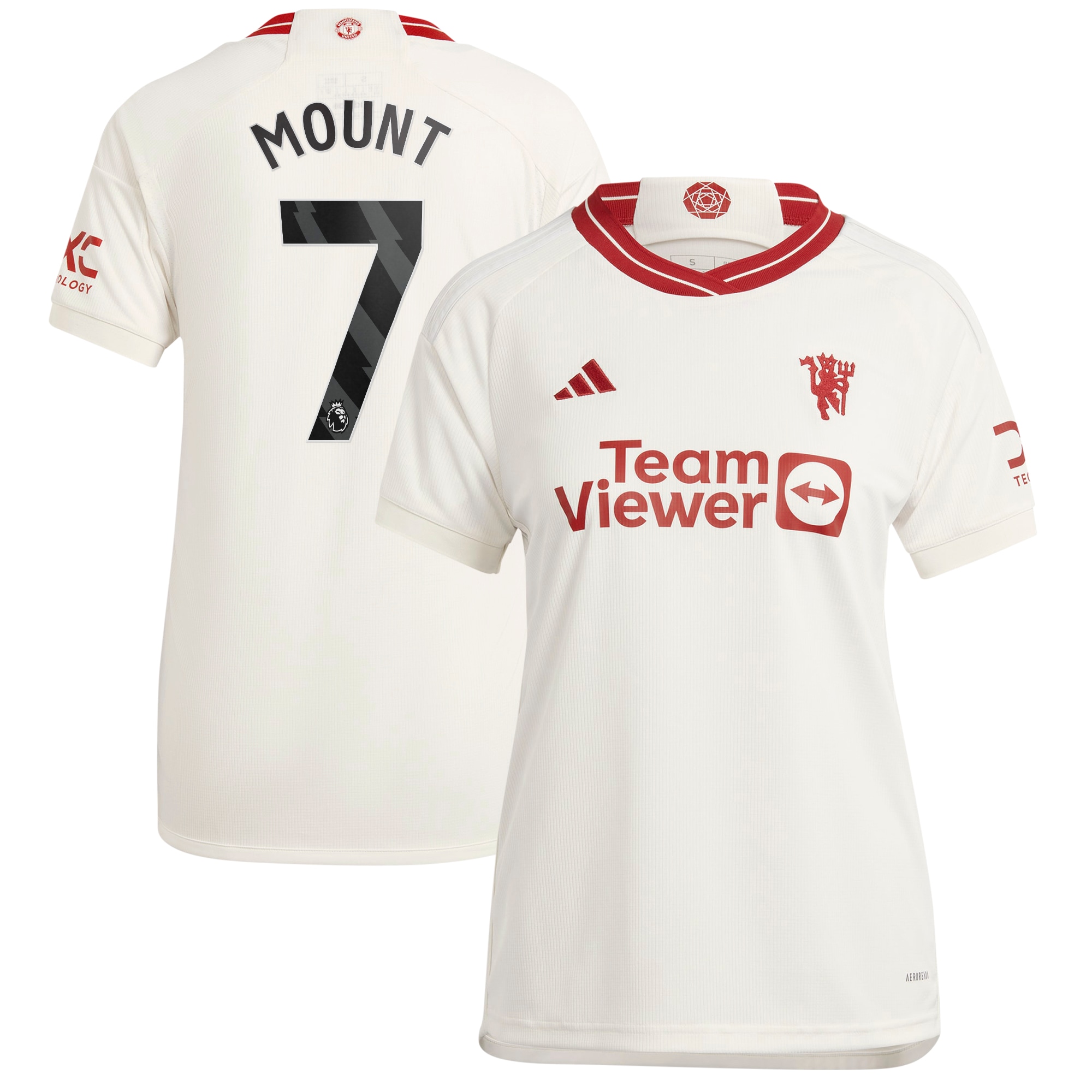 Mason Mount Manchester United 2023/24 Third Replica Player Jersey – White