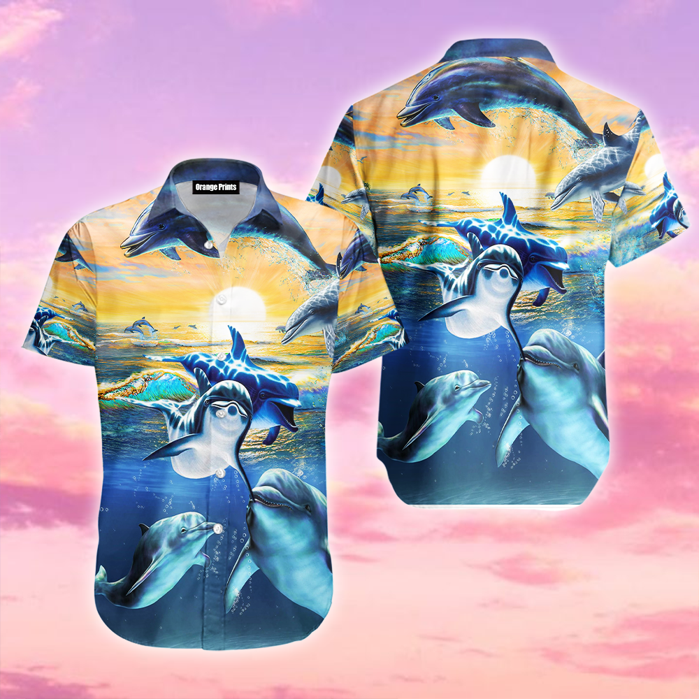 Dolphin Deep Sea Hawaiian Shirt