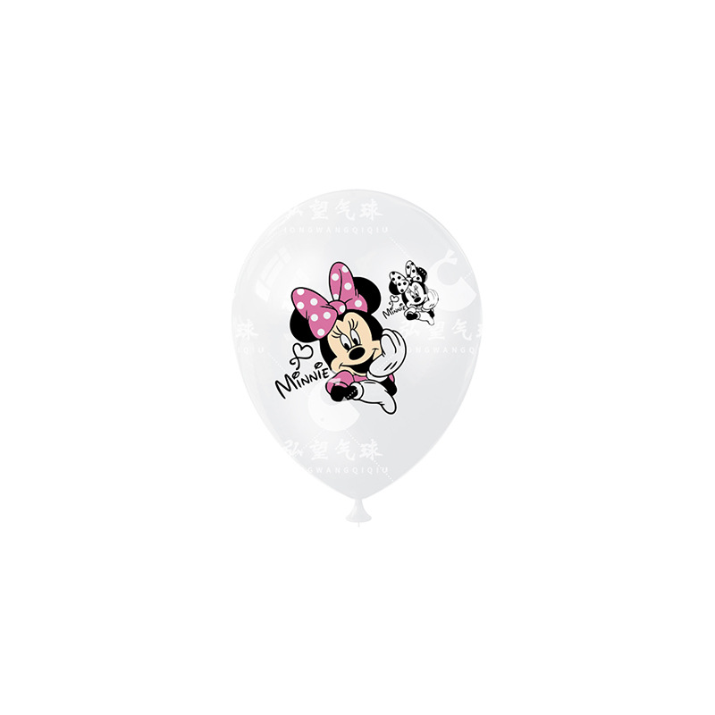 10/20PCS Minnie Mouse Latex Balloons Minnie Pink Kids Girls Birthday Party Decorations for Kids Baby Shower Party Supplies alx