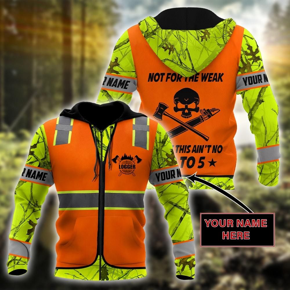 USATOPDEAL.COM – 3D Chainsaw Logger Custom Name Unisex Shirts AM102055