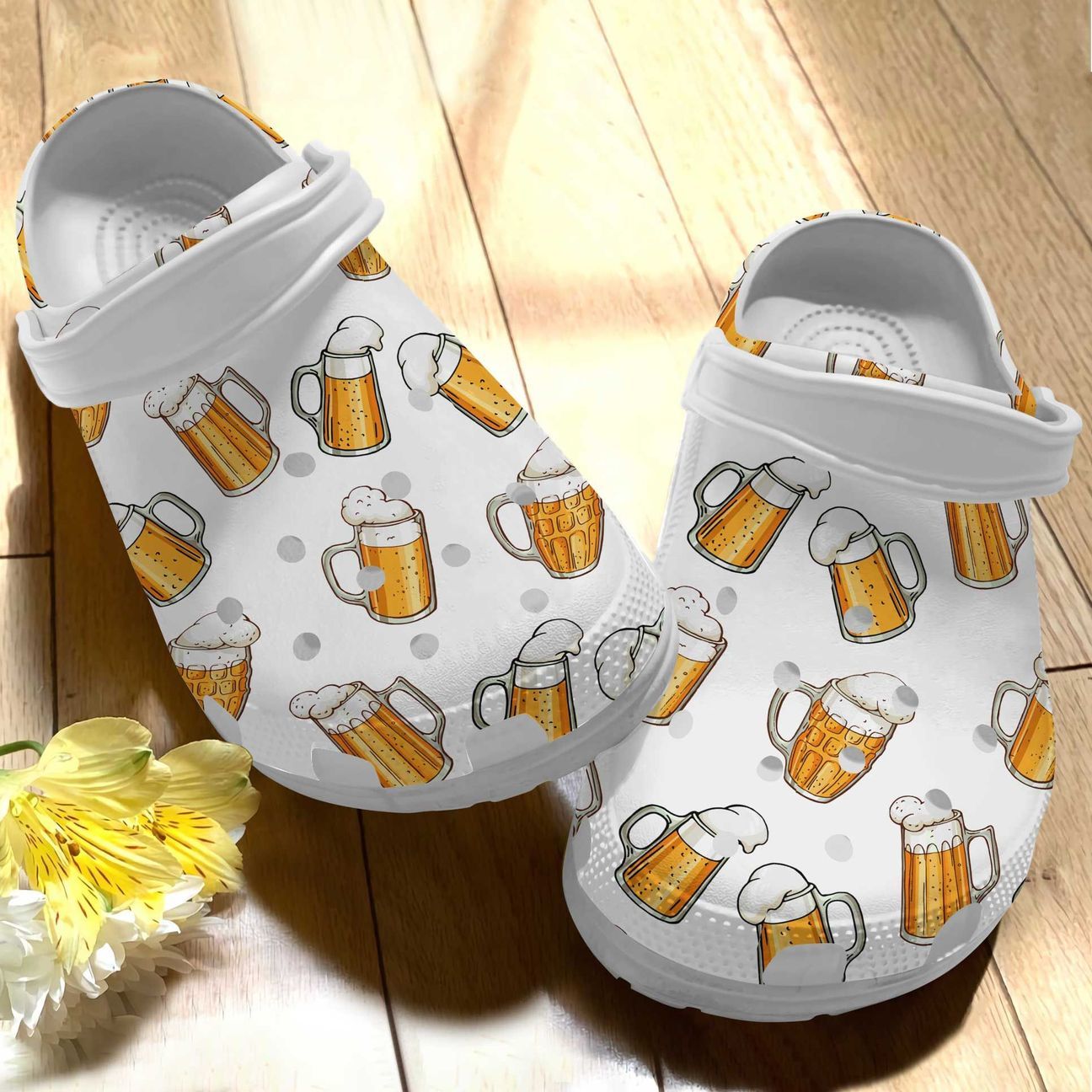 Beer Personalized Clog, Custom Name, Text I Love Beer, Fashion Style For Women, Men, Kid, Print 3D